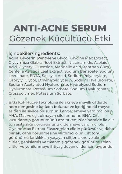 Clynoxe Acne Akne Karşıtı Yüz Serumu 30 ML