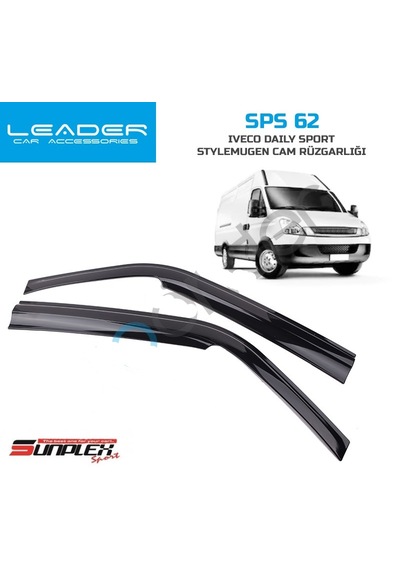 Iveco Daily Uyumlu Cam Rüzgarlığı 2002-2013 Arası Sunplex 2Li Sps62