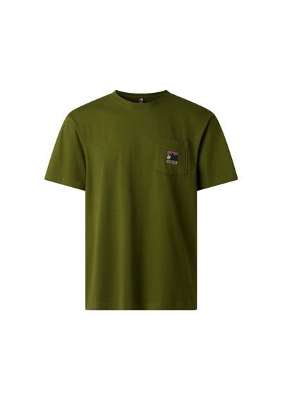 The North Face M Mountaın Logo Rlx Ss Tee-graphıc Erkek Tişört Nf0a8guubrı1 Yeşil