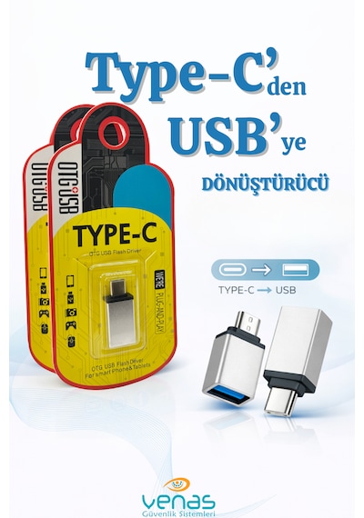 Type-c To Usb Dönüştürücü Veri Aktarımı Çevirici 1