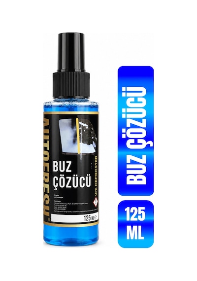 Oto Buz Çözücü Araç Araba Ayna Cam Buzlanma Önleyici Hızlı Ve Pratik Kullanım Sprey 125 Ml