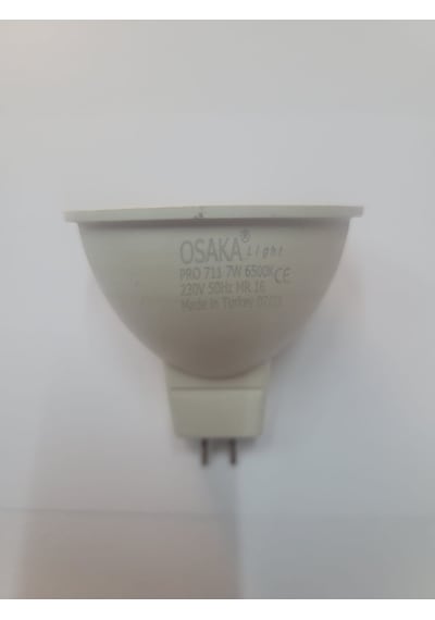 Osaka 7 Watt Mr16 İğne Bacaklı Led Spot Ampulü 3000k Sarı Işık 1 Adet 1