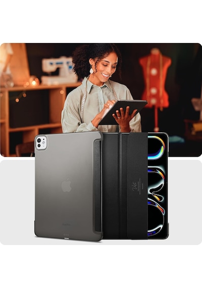 İpad Pro 13" 2025/2024 İle Uyumlu Kılıf Smart Fold Black - Acs07015
