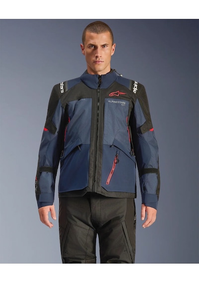 Alpinestars Andes V4 Korumalı Motosiklet Montu Mavi Siyah