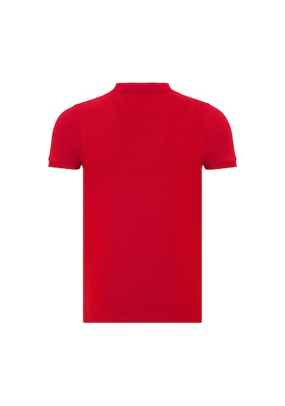 Routefield Punk Erkek Polo Tişört Bordo
