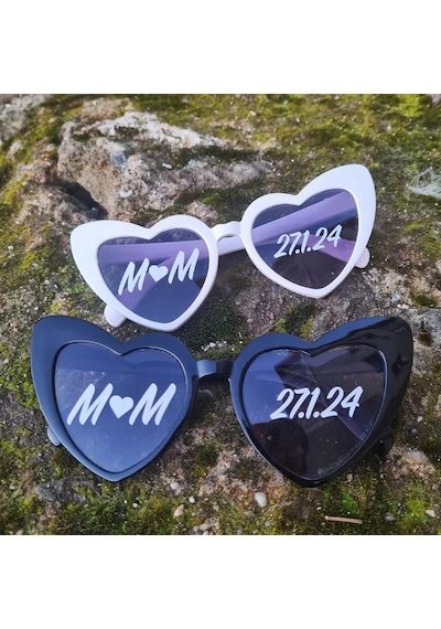 Gözlük Camı İçin Sticker Gelin Damat Gözlüğü Gözlük Sticker Gözlük Dahil Değildir