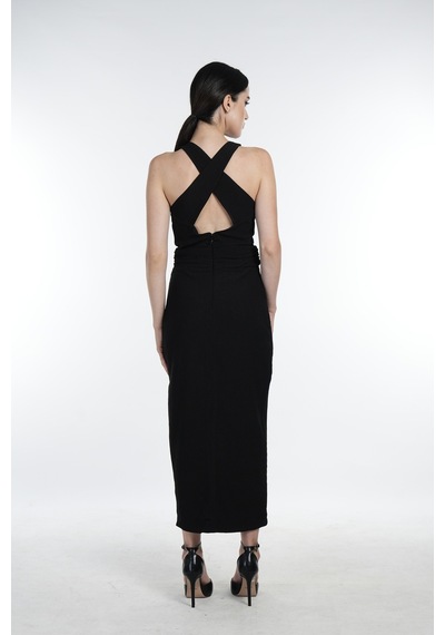 Guess Kadın Elbise Gdqp4901-blk Siyah