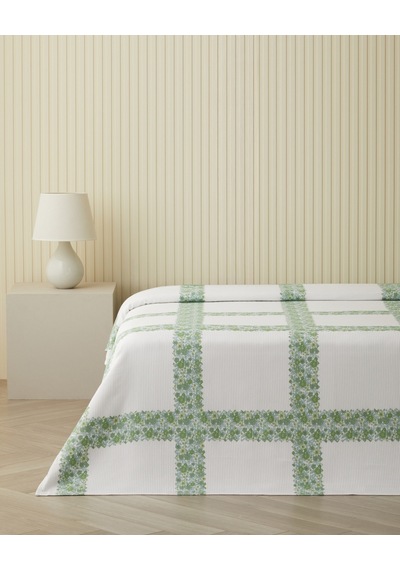 Petty Chic Çift Kişilik Pike 200x220 Cm Yeşil