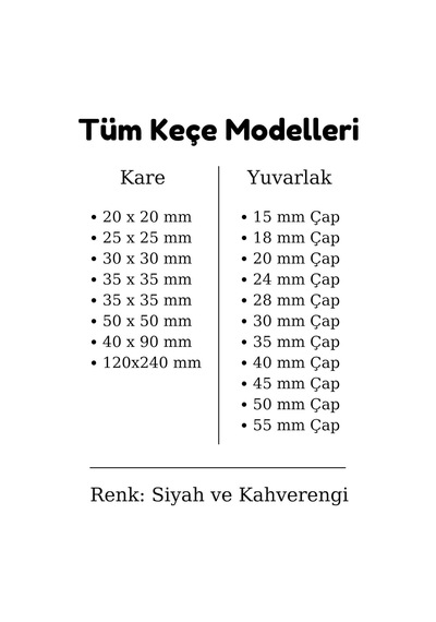 Lexroo Kahverengi 8 Adet Yapışkanlı Sandalye, Masa, Koltuk Altı Parke Koruma Keçesi, Kare, 5 Cm