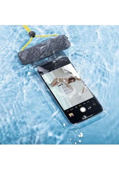 Baseus Waterproof Case 7.2 Inç Su Geçirmez Universal Telefon Kılıfı Siyah