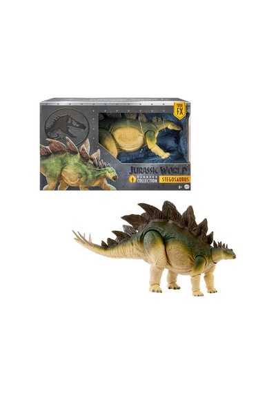 Mattel Jurassic World Hammond Collection Aksiyon Figürü, Unutulmuş Dünya Jurassic Park Stegosaurus, Ekstra Büyük Herbivor Dinozor Oyuncağı, Jch08