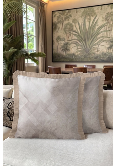Geometrik Premium Lüks Saçaklı Yastık Kılıfı-bej Gri Minimal Modern Zarif Püsküllü Kırlent Kılıfı Pastel Karamel Geometrik Premium Lüks Saçaklı Yastık Kılıfı-bej Gri Minimal Modern Zarif Püsküllü Kırlent Kılıfı Pastel Karamel