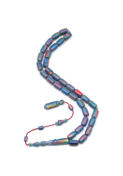 Alibaba Doğaltaş Opal Doğal Taş Tesbih 6 X 9 Mm Kapsül Kesim - T-1628
