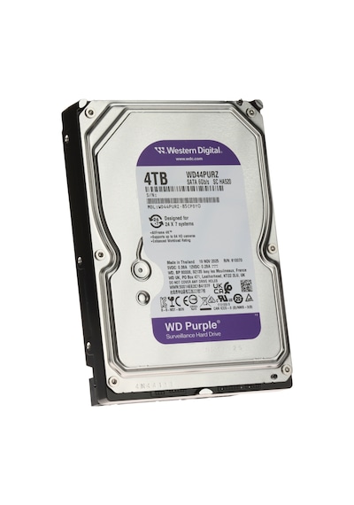 Wd Purple Wd44purz 3 5&quot 4tb  128mb  5400 Rpm  7/24 Güvenlik Hdd Türkiye Distribütörü li