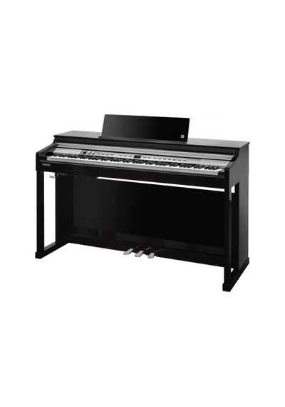 Kurzweil Cupp1-bp Dijital Piyano Siyah Lake Parlak Siyah Kaplama Lüks Görünüm