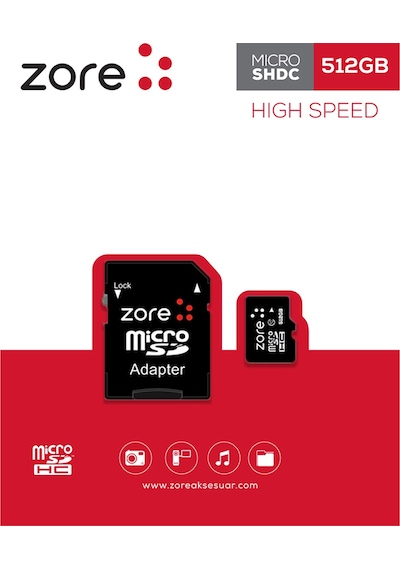 Zore Micro Sd Hafıza Kartı 512gb