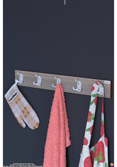 Arı 15 Kancalı Mutfak Askısı 3'lü Set 71,4x9,6 Cm - Şık Tasarım, Çok Amaçlı Düzenleyici Ve Yer Tasarrufu Çok Renkli Arı 15 Kancalı Mutfak Askısı 3'lü Set 71,4x9,6 Cm - Şık Tasarım, Çok Amaçlı Düzenleyici Ve Yer Tasarrufu Çok Renkli