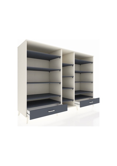 Kronos Dolap 14 Raflı 2 Çekmeceli 220x59x163 Aytaşı-antrasit Aytaşı-antrasit Kronos Dolap 14 Raflı 2 Çekmeceli 220x59x163 Aytaşı-antrasit Aytaşı-antrasit