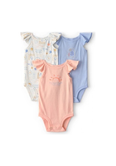 Carter's Layette Kız Bebek Çoklu Paket Body 1u607010 Renkli