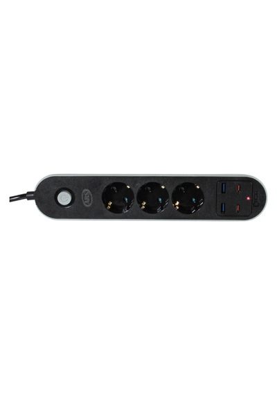 Ars 2 USB 2 Type C Girişli Akım Korumalı 2 Metre 3'lü Priz