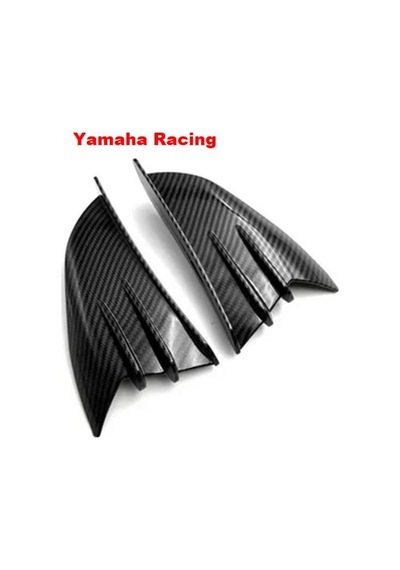 Yamaha Yzf R1 R6 R25 R7 R3 Panigale Kanat Karbon Desenli Siyah-karbon Motoparax Renk : Siyah - Karbon
