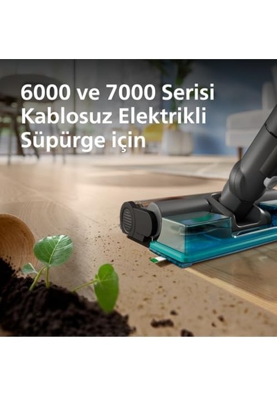 Orijinal Mikrofiber Pedler - 6000 Ve 7000 Serisi İle Uyumlu, 4 Bez, Yıkanabilir, Yeniden Kullanılabilir Xv1670/02 0