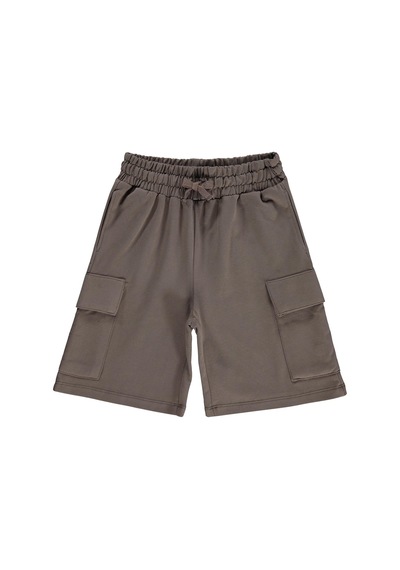 Civil Boys Basic Kargo Cepli 6-9 Yaş Kapri - Kahverengi Koyu Kahve