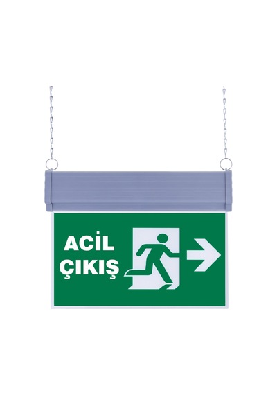 Sg051-s3 Çift Yönlü Acil Yönlendirme Armatürü Zincirli Acil Çıkış Sağ-sol A2d25