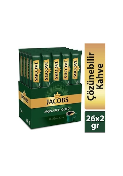 Jacobs Monarch Gold Stick Kahve 26 x 2 G