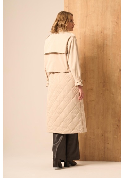 Ftz Women Kadın İkili Trenç Beige 31253 Beige