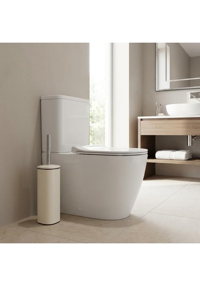 Paslanmaz Çelik Saplı Wc Fırçalık Krem, Kapaklı Tuvalet Fırçası Seti, Hijyenik Saklama Hazneli Banyo Ve Wc Fırçası, Şık Krem Tasarım, 38,5 Cm Beyaz - Çok Renkli Paslanmaz Çelik Saplı Wc Fırçalık Krem, Kapaklı Tuvalet Fırçası Seti, Hijyenik Saklama Hazneli Banyo Ve Wc Fırçası, Şık Krem Tasarım, 38,5 Cm Beyaz - Çok Renkli