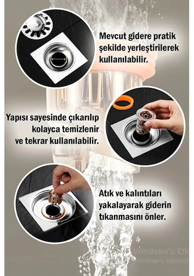 Mucit Home Anti Koku Önleyici,gider Pis Koku Önceliyici,böcek Önleyeci,duş Yer Sifonu Geri Akış Önle