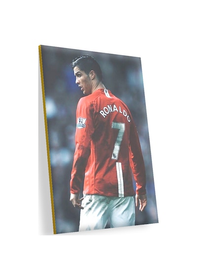Cakasepetim Manchester United 7 Numara Ronaldo Ahşap Mdf Tablo