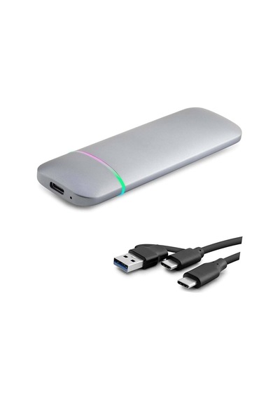 Ssd Kutu Type-c 3.1 + Usb3.0 Nvme + Ngff M2 Chıp Rtl9210b Gri Hdx1772 Evimdeyokyok