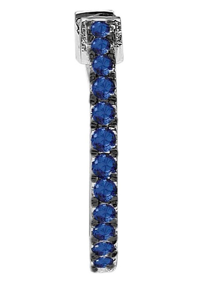 Sirius Safir Taşlı Halka Erkek Küpesi  0804E0151