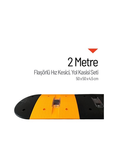 Flaşörlü Hız Kesici, Yol Kasisi 2 Metre-3482
