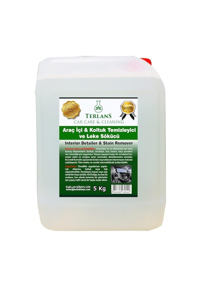 Parfümlü Araç İçi Koltuk Temizleyici Leke Sökücü 5 Kg Köpük Ve Ph Ayarlı Upholstery Interior Cl Standart