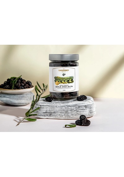Doğal Fermente Siyah Zeytin 500 Gr