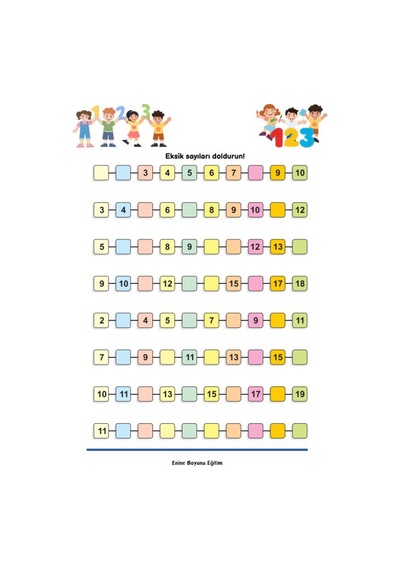 İlkokullar İçin Matematik Kitabı 1. Sınıftan 4. Sınıfa Kadar