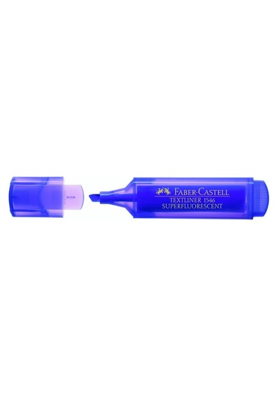 Faber-castell Şeffaf Gövde Fosforlu Kalem Mor 1546 124-Pembe