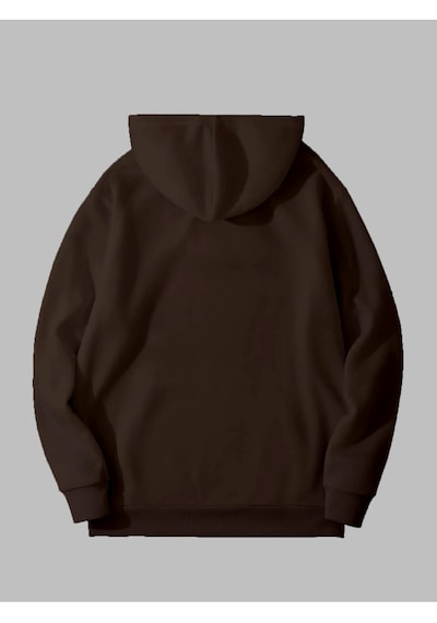 Harmandar Üç İplik Catzilla Baskılı Unisex Kahverengi Kanguru Cepli Kapüşonlu Sweatshirt Hoodie Catzillakahverengisweat Harmandar Üç İplik Catzilla Baskılı Unisex Kahverengi Kanguru Cepli Kapüşonlu Sweatshirt Hoodie Catzillakahverengisweat
