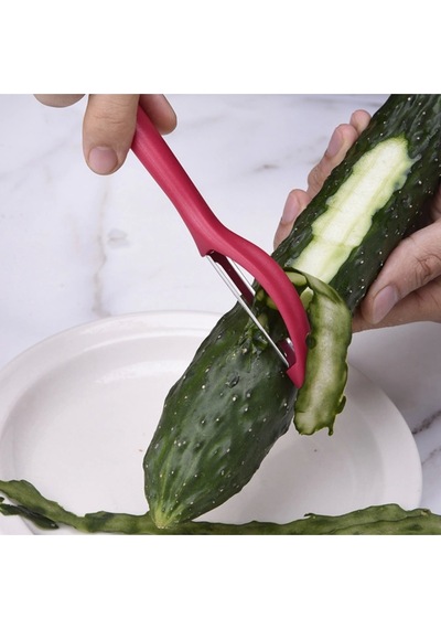 Plastik Saplı Yan Soyacak Kırmızı Pys-17k Çok Renkli Diğer