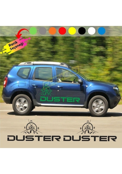 Dacia Duster Pusula Off Road Oto Sticker Set