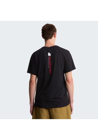 The North Face M Vertical Regular Short Sleeve Tee-grap Erkek T-shirt-32612 Siyah