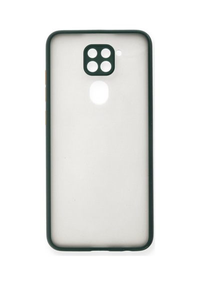 Xiaomi Redmi Note 9 Uyumlu Kılıf Montreal Silikon Kapak - Yeşil