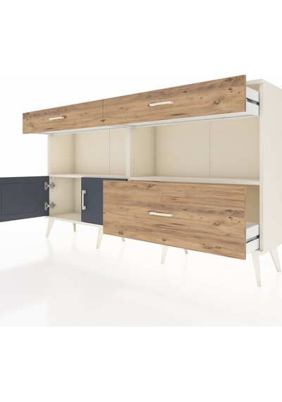 Arges Konsol 2 Raflı 3 Çekmeceli 2 Kapaklı 176x30x99 Aytaşı-antra Aytaşı-antrasit/çam Arges Konsol 2 Raflı 3 Çekmeceli 2 Kapaklı 176x30x99 Aytaşı-antra Aytaşı-antrasit/çam