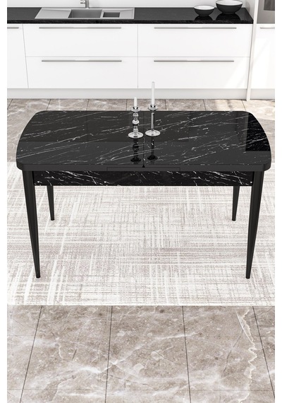 Canisa Kor Serisi MDF 70x114 Açılabilir Mutfak Masası Takımı Siyah Mermer Desen Masa 6 Pembe Sandalye Masa Siyah Mermer Desen Sandalye Pembe Canisa Kor Serisi MDF 70x114 Açılabilir Mutfak Masası Takımı Siyah Mermer Desen Masa 6 Pembe Sandalye Masa Siyah Mermer Desen Sandalye Pembe