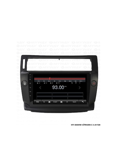 Myway Citroen C4 Android Multimedya Carplay Navigasyon Ekran - 8gb Ram+128 Gb Hdd - Myway