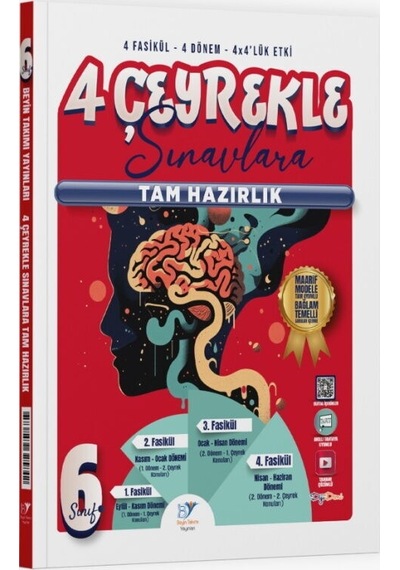 Beyin Takımı Yayınları 6. Sınıf Tüm Dersler 4 Çeyrekle Soru Bankası