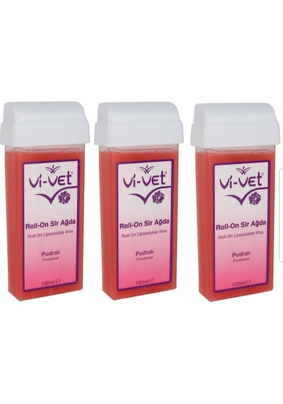 Vi-Vet Pudralı Roll-On Sir Ağda 100 ML x 3